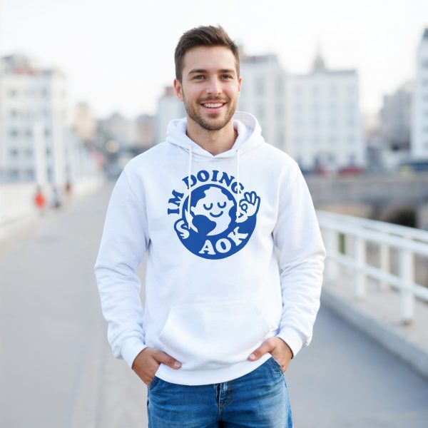 "I'm Doing AOK" Classic Unisex Pullover Hoodie - Image 9